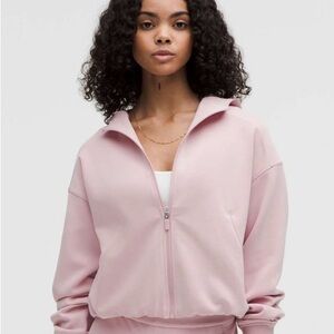lululemon athletica RARE Softstreme Pink Haze Full Zip-Up Hoodie NWT